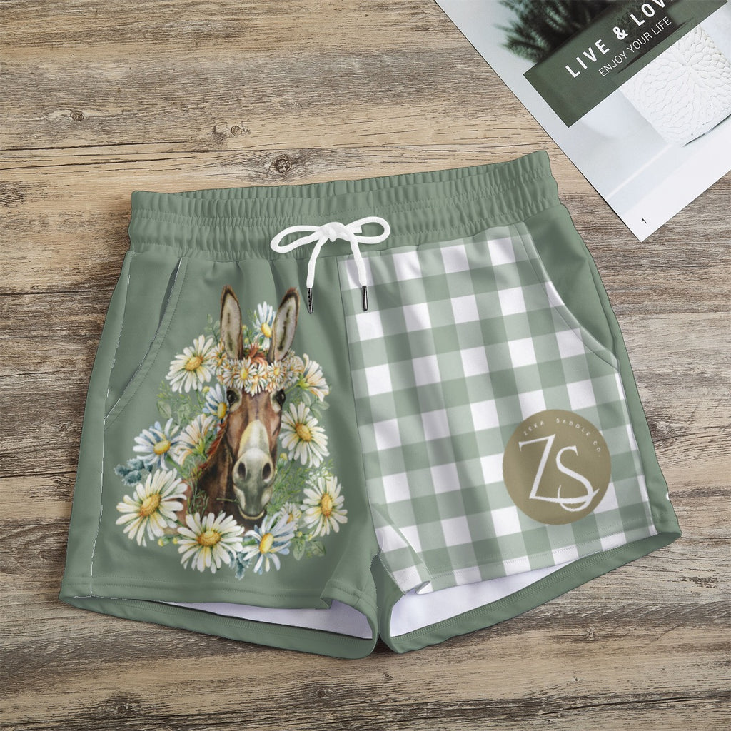 Daisy Donkey Women's Footy Shorts